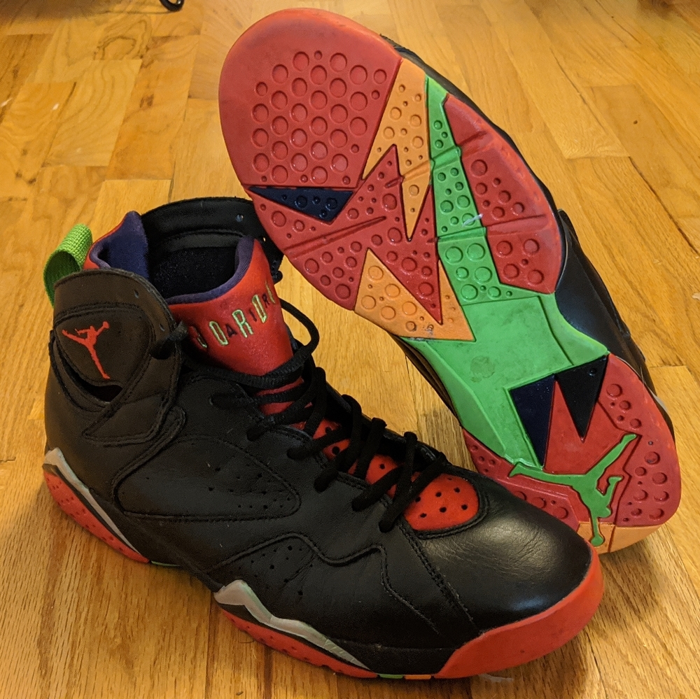 Jordan Retro 7 Marvin the Martian Size 10